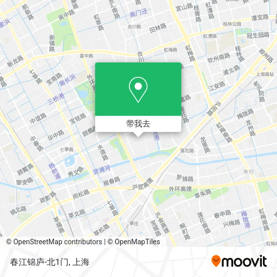 春江锦庐-北1门地图
