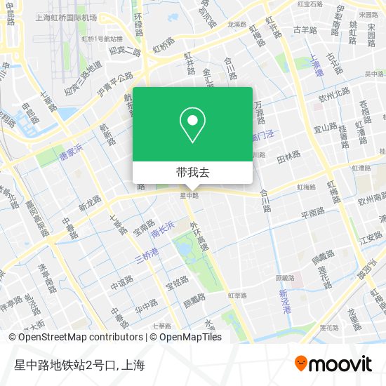 星中路地铁站2号口地图