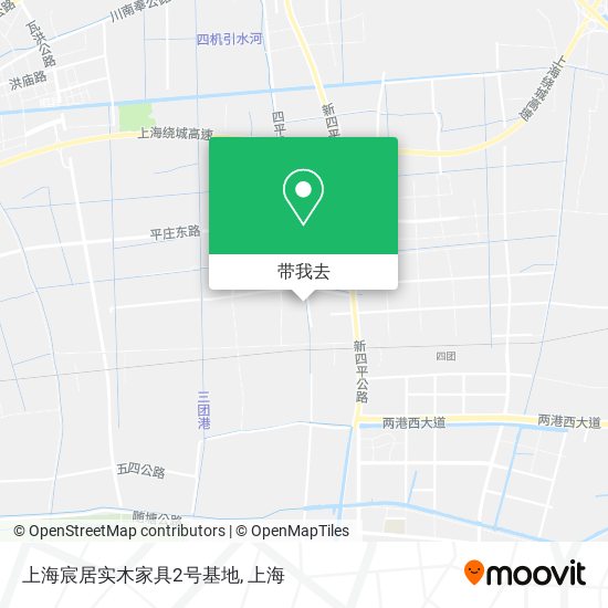 上海宸居实木家具2号基地地图