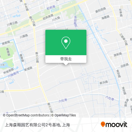 上海森顺园艺有限公司2号基地地图