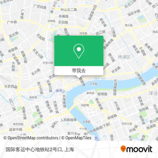 国际客运中心地铁站2号口地图