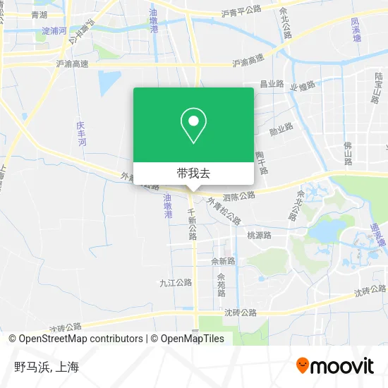 野马浜地图