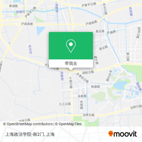 上海政法学院-南2门地图