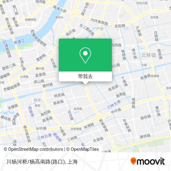 川杨河桥/杨高南路(路口)地图