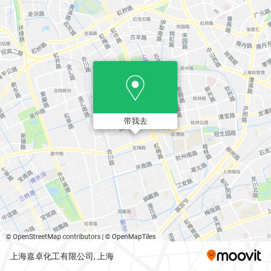 上海嘉卓化工有限公司地图