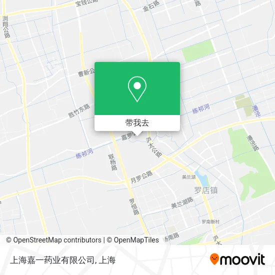 上海嘉一药业有限公司地图