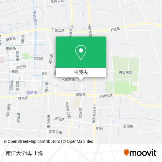 南汇大学城地图