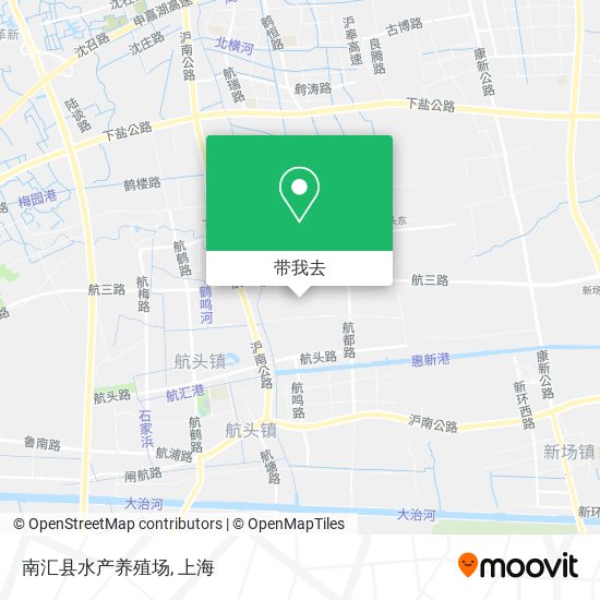 南汇县水产养殖场地图