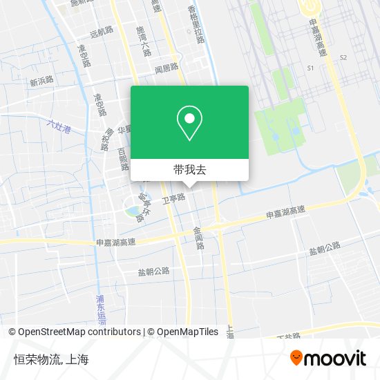 恒荣物流地图