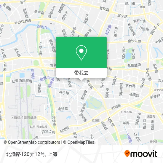 北渔路120弄12号地图