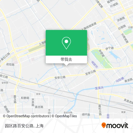 园区路百安公路地图