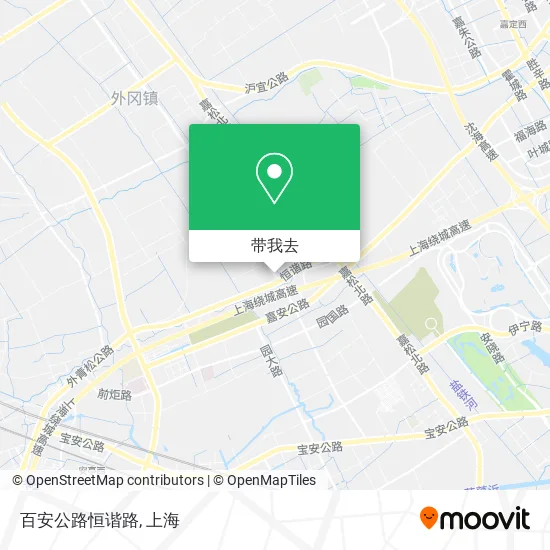 百安公路恒谐路地图