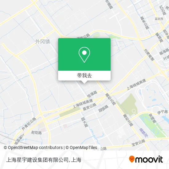 上海星宇建设集团有限公司地图
