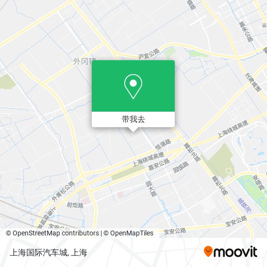 上海国际汽车城地图