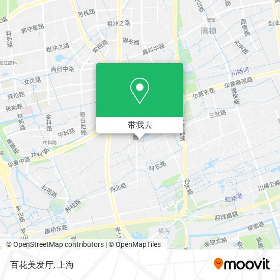 百花美发厅地图