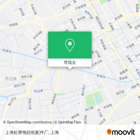 上海虹桥拖拉机配件厂地图