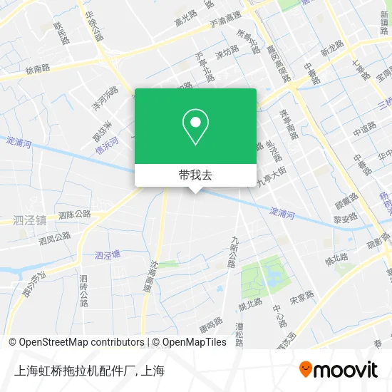 上海虹桥拖拉机配件厂地图