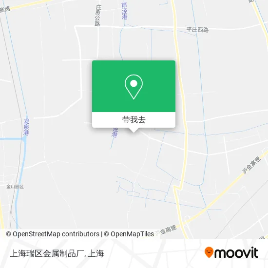 上海瑞区金属制品厂地图