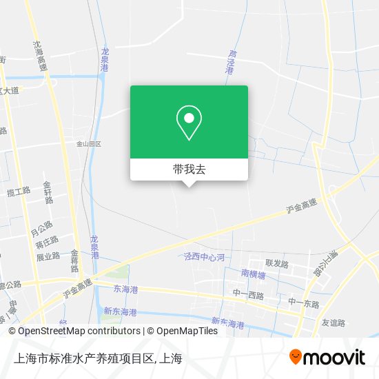 上海市标准水产养殖项目区地图