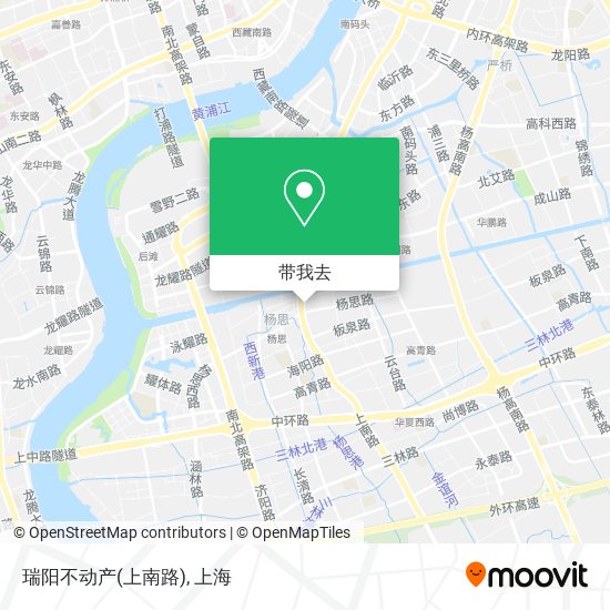 瑞阳不动产(上南路)地图