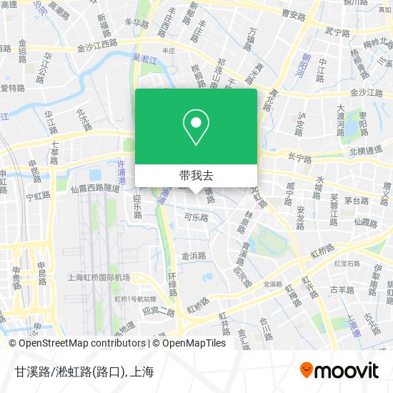 甘溪路/淞虹路(路口)地图