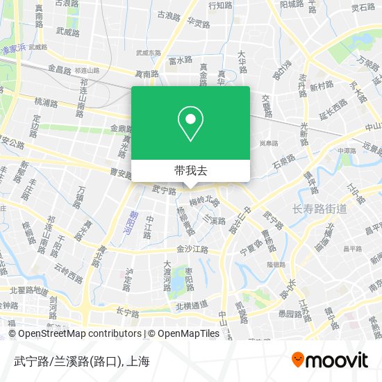 武宁路/兰溪路(路口)地图