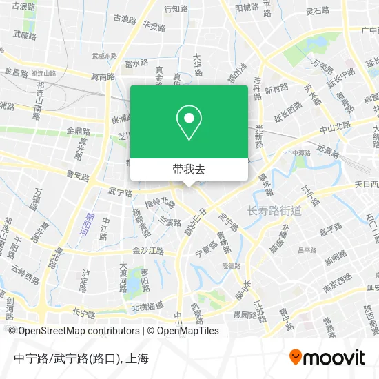 中宁路/武宁路(路口)地图