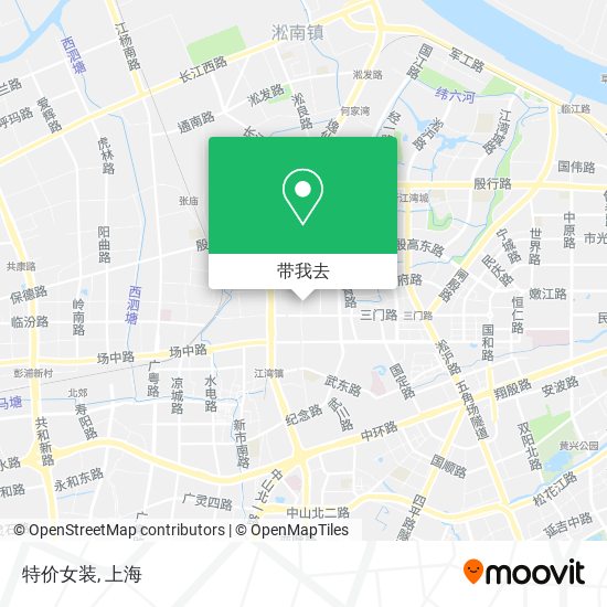 特价女装地图