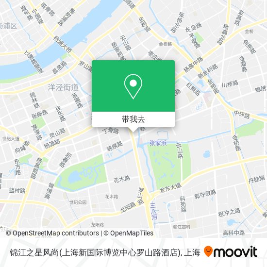 锦江之星风尚(上海新国际博览中心罗山路酒店)地图