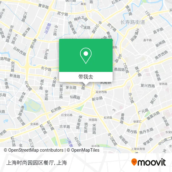 上海时尚园园区餐厅地图