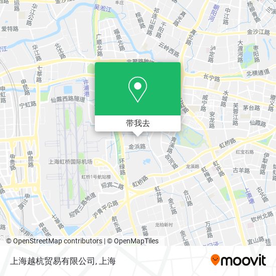 上海越杭贸易有限公司地图