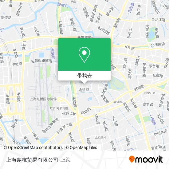 上海越杭贸易有限公司地图