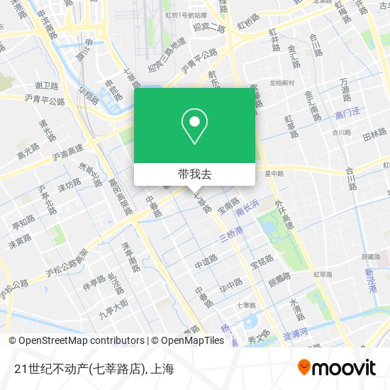 21世纪不动产(七莘路店)地图