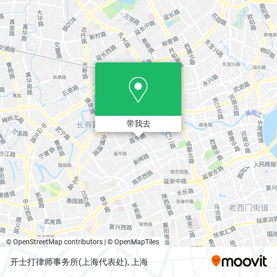开士打律师事务所(上海代表处)地图
