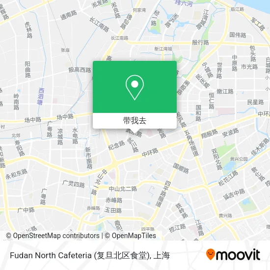 Fudan North Cafeteria (复旦北区食堂)地图