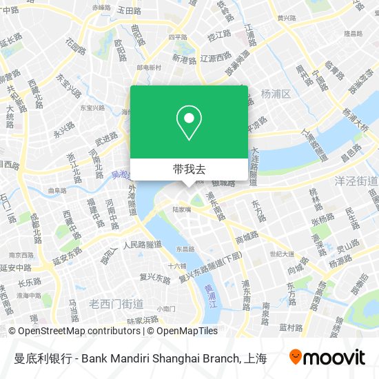 曼底利银行 - Bank Mandiri Shanghai Branch地图