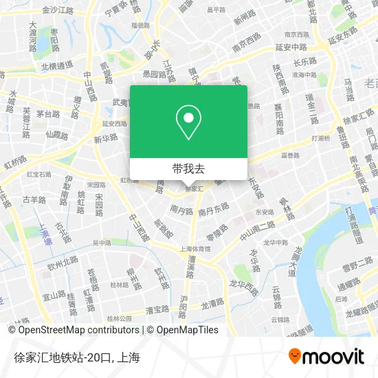 徐家汇地铁站-20口地图
