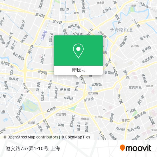 遵义路757弄1-10号地图