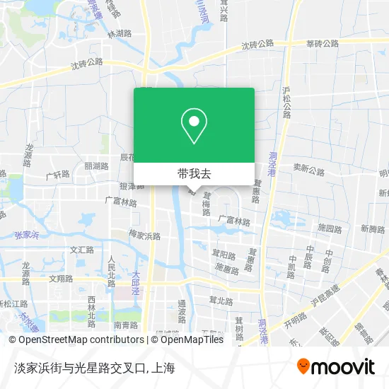 淡家浜街与光星路交叉口地图