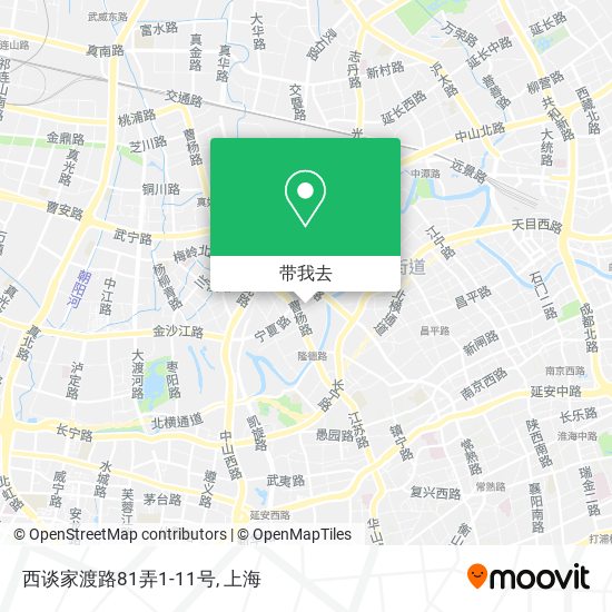 西谈家渡路81弄1-11号地图