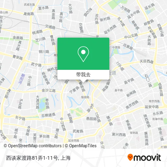 西谈家渡路81弄1-11号地图