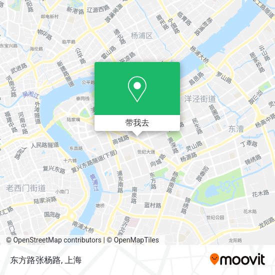 东方路张杨路地图