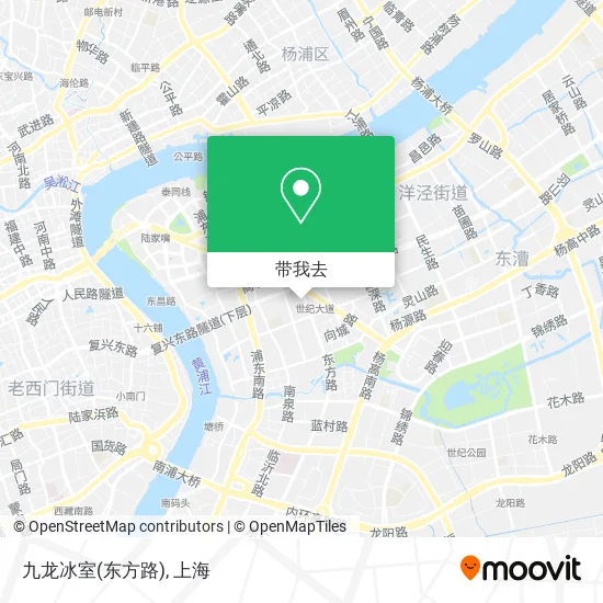 九龙冰室(东方路)地图