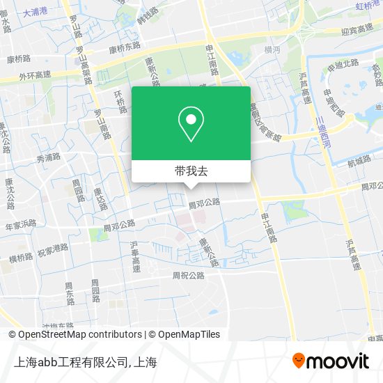 上海abb工程有限公司地图