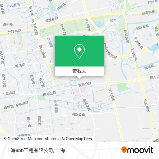 上海abb工程有限公司地图