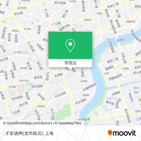 才富烧烤(龙华路店)地图