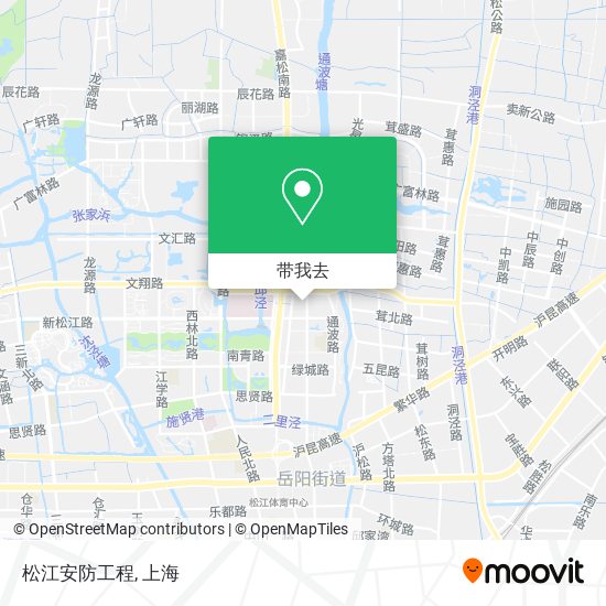 松江安防工程地图