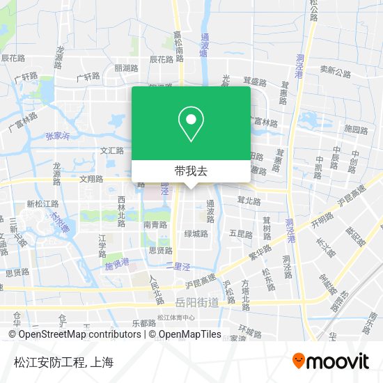 松江安防工程地图