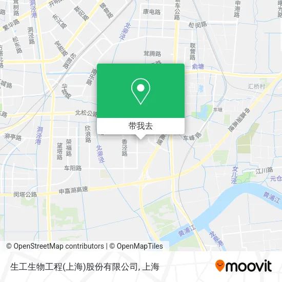 生工生物工程(上海)股份有限公司地图