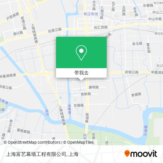 上海富艺幕墙工程有限公司地图